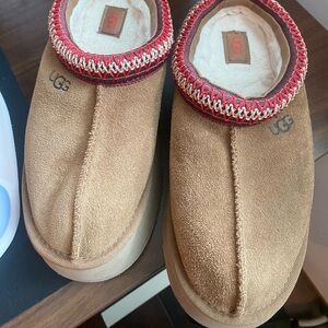 UGG Women’s Tazz Suede Slippers | Clogs in Chestnut 🍯